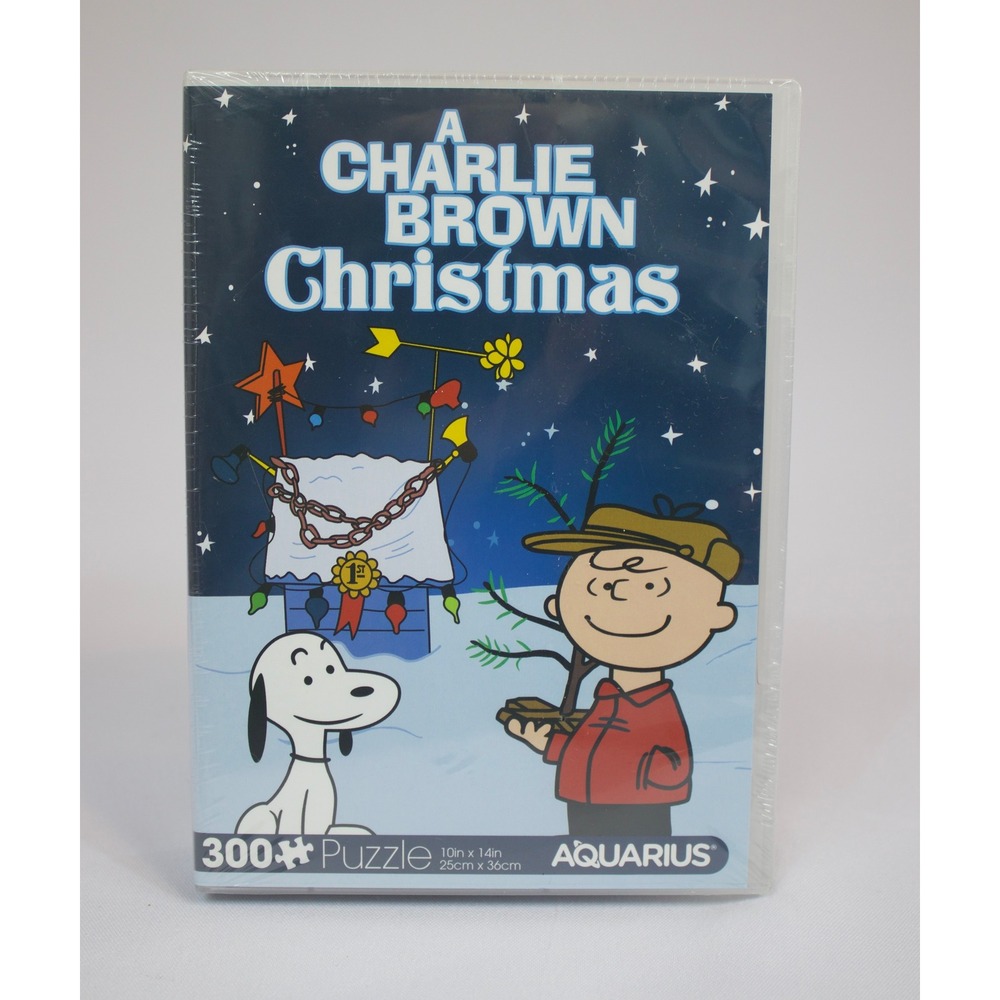 NEW SEALED A Charlie Brown Christmas Jigsaw Puzzle 300 Piece Aquarius